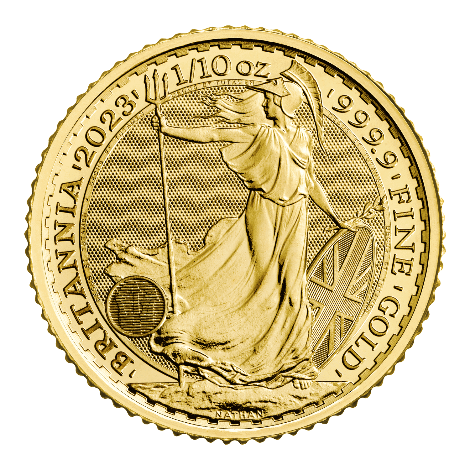 2023 1/10th oz Gold BRITANNIA - QEII